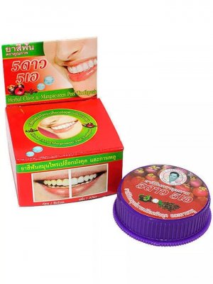 Купить 5 star cosmetic (5 стар косметик) зубная паста травяная с экстрактом мангостина, 25г в Богородске