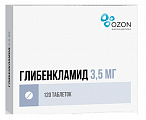 Купить глибенкламид, таблетки 3,5мг, 120 шт в Богородске