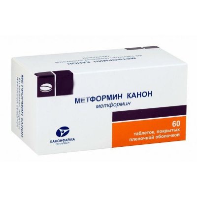 Купить метформин канон, тбл п.п.о 1000 мг №60 в Богородске