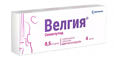 Купить велгия, раствор для подкожного введения 0.5 мг/доза 1,5мл шприц-ручка 1шт с иглами 5шт в Богородске