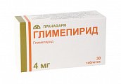 Купить глимепирид, таблетки 4мг, 30 шт в Богородске