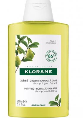 Купить klorane (клоран) шампунь тонизирующий с мякотью цитрона, 200мл в Богородске