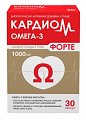 Купить кардиом омега-3 форте, капсулы 1000мг, 30 шт бад в Богородске
