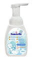 Купить sanitelle (санитель) мыло-пенка детское с экстрактом корня мыльнянки 0+, 250 мл в Богородске