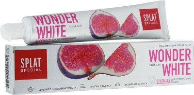 Купить сплат (splat) зубная паста специал wonder white отбеливающая мятный вкус, 75мл в Богородске