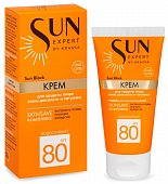 Купить krassa (красса) sun expert крем для защиты лица зоны декольте и татуажа spf80 sun block 50 мл в Богородске
