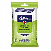 Купить kleenex (клинекс) салфетки влажные антибактериальные 10шт в Богородске