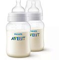 Купить avent (авент) бутылочка для кормления anti-colic 1 месяц+ 260 мл 2 шт scf103/02 в Богородске