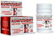 Купить компливит железо, таблетки, покрытые оболочкой 525мг, 60 шт бад в Богородске