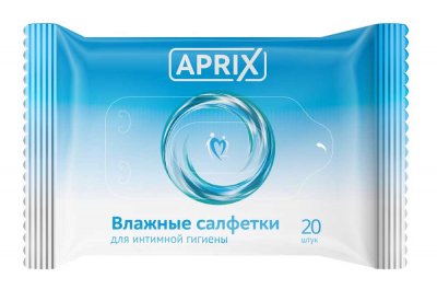 Купить априкс (aprix) салфетки влажные для интимной гигиены 20шт в Богородске