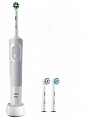 Купить oral-b (орал-би) электрическая зубная щетка oral-b vitality pro white тип 3708 + насадки eb60 sensitiveclean 2шт в Богородске