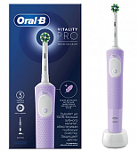 Купить oral-b (орал-би) электрическая зубная щетка vitality pro d103.413.3 тип 3708 с зарядным устройством, тип 3757, сиреневый в Богородске