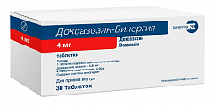 Купить доксазозин-бинергия, таблетки 4мг, 30 шт в Богородске