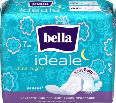Купить bella (белла) прокладки ideale ultra night stay softi 7 шт в Богородске