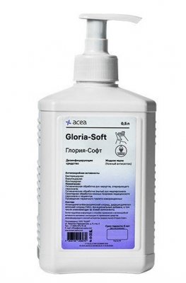 Купить глория софт мыло жидкое дезинфицирующее с дозатором, 500мл в Богородске