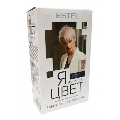 Купить estel (эстель) крем-гель краска для волос я выбираю цвет тон 10/65 жемчужный блондин в Богородске
