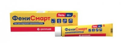 Купить фенисмарт, гель для наружного применения 0,1% 30г от аллергии в Богородске