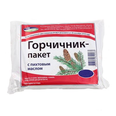 Купить горчичник-пакет с пихтовым маслом, 10 шт в Богородске