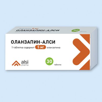Купить оланзапин-алси, таблетки 5мг, 30 шт в Богородске