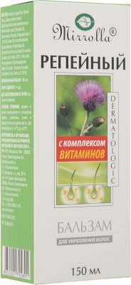 Купить мирролла репейное бальзам для укрепления волос комплекс витаминов 150 мл в Богородске