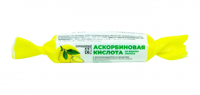 Купить аскорбиновая к-та консумед, тбл 2,6г лимон №10_бад (биотерра ооо, беларусь) в Богородске