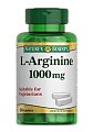 Купить nature's bounty (нэйчес баунти) l-аргинин 1000мг, капсулы 50 шт бад в Богородске