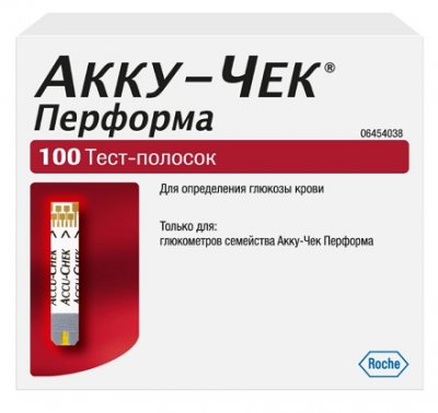 Купить тест-полоски accu-chek performa (акку-чек), 100 шт в Богородске