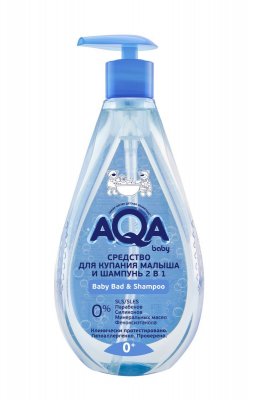 Купить aqa baby (аква беби) средство для купания малыша 2в1, 500мл с дозатором в Богородске