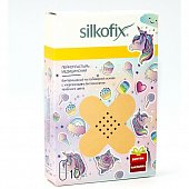 Купить silkofix (силкофикс) пластырь полимерная основа с хлоргексидином 1,9х7,2см, 10 шт единорог в Богородске