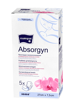 Matopat Absorgyn (Матопат) прокладки послеродовые, 27 х 7,5см, 5 шт