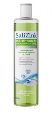 Купить салицинк (salizink) мицеллярная вода для жирной и комбинированной  кожи, 315 мл в Богородске
