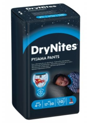 Купить huggies drynites (драйнайтс) трусики одноразовые ночные для мальчиков 4-7 лет, 10 шт в Богородске