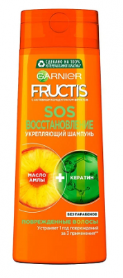 Купить garnier fructis sos (гарньер фруктис) шампунь восстановление 400мл в Богородске