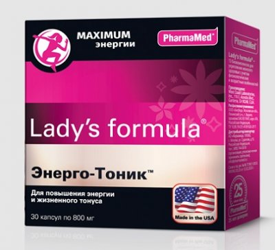 Купить lady's formula (леди-с формула) энерго-тоник, капсулы, 30 шт бад в Богородске