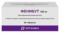 Купить фенибут, таблетки 250мг, 50 шт в Богородске