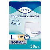 Купить tena proskin pants normal (тена) подгузники-трусы размер l, 30 шт в Богородске