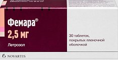 Купить фемара, таблетки, покрытые пленочной оболочкой 2,5мг, 30 шт в Богородске