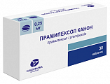 Купить прамипексол канон, таблетки 0.25мг 30шт в Богородске