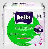 Купить bella (белла) прокладки perfecta ultra green супертонкие 10 шт в Богородске
