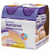 Купить nutridrink (нутридринк) компакт протеин со вкусом персика и манго 125мл, 4 шт в Богородске