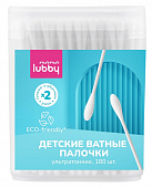 Купить mama lubby (мама лабби) ватные палочки детские ультратонкие 180шт, 29852 в Богородске