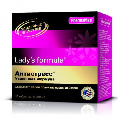 Купить lady's formula (леди-с формула) антистресс усиленная формула, таблетки 30шт бад в Богородске