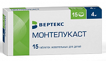 Купить монтелукаст, таблетки жевательные, для детей 4мг 15шт в Богородске
