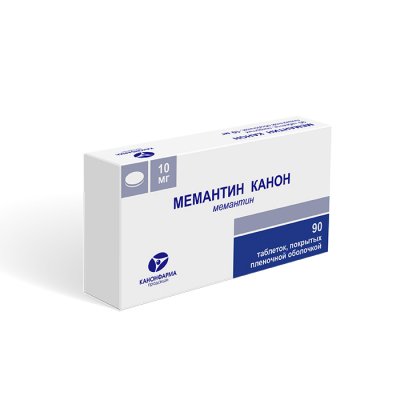Купить мемантин-канон, таблетки, покрытые пленочной оболочкой 10мг, 90 шт в Богородске