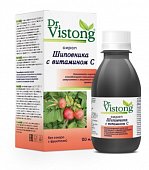 Купить dr. vistong (доктор вистонг) сироп шиповника с витамином с без сахара с фруктозой, 150мл в Богородске