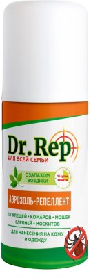 Купить dr.rep (доктор реп) аэрозоль от клещей и комаров универсальный, 100мл в Богородске
