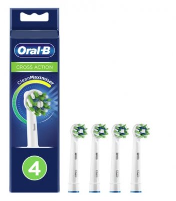 Купить oral-b (орал-би) насадка для электрической зубной щетки crossaction eb50brb цвет черный, 4 шт в Богородске