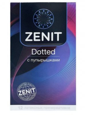 Купить zenit (зенит) презервативы латексные с точками dotted 12шт в Богородске