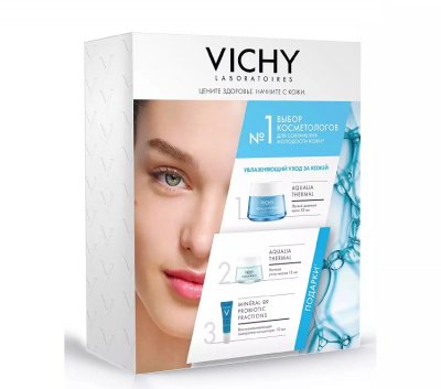 Купить vichy aqualia thermal (виши) набор: комплексный увлажняющий уход за кожей в Богородске