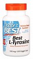 Купить doctor's best (доктор бэст), l-тирозин капсулы массой 620мг, 120 шт бад в Богородске